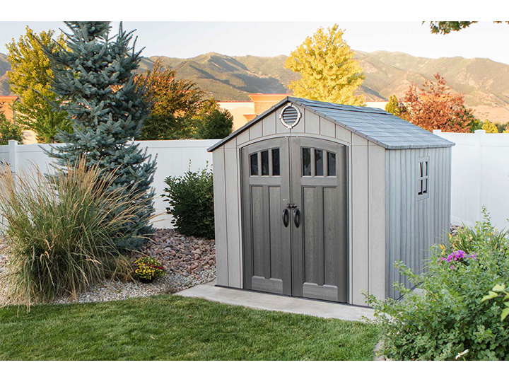 Сарай пластиковый WoodLook 8x10 ft Сарай пластиковый WoodLook 8x10 ft