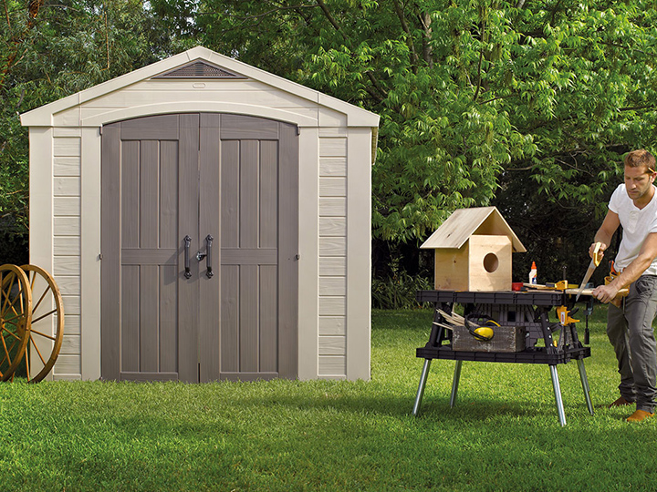 Сарай пластиковый Factor 8x8 ft Сарай пластиковый Factor 8x8 ft
