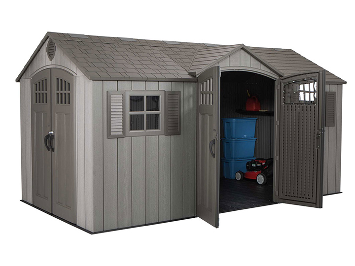 Сарай пластиковый WoodLook 15x8 ft DD Сарай пластиковый WoodLook 15x8 ft DD