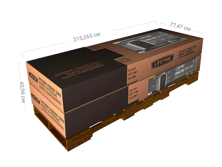 Сарай пластиковый LifeTime 7x4,5 ft Сарай пластиковый LifeTime 7x4,5 ft