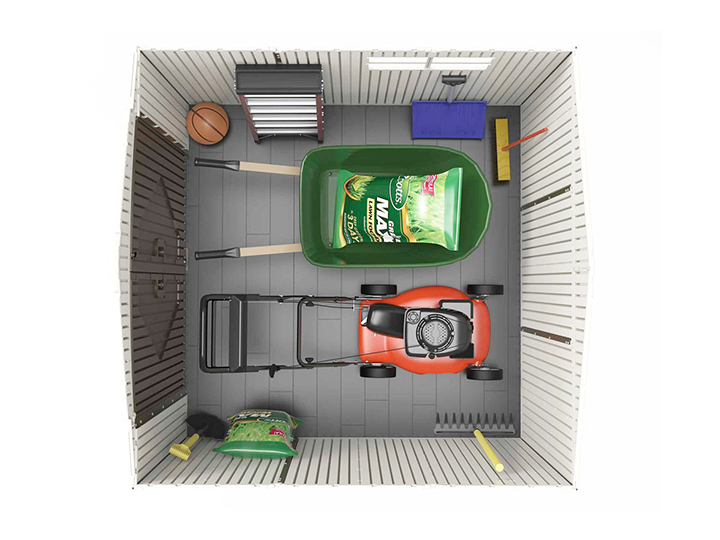 Сарай пластиковый LifeTime 7x7 ft Сарай пластиковый LifeTime 7x7 ft