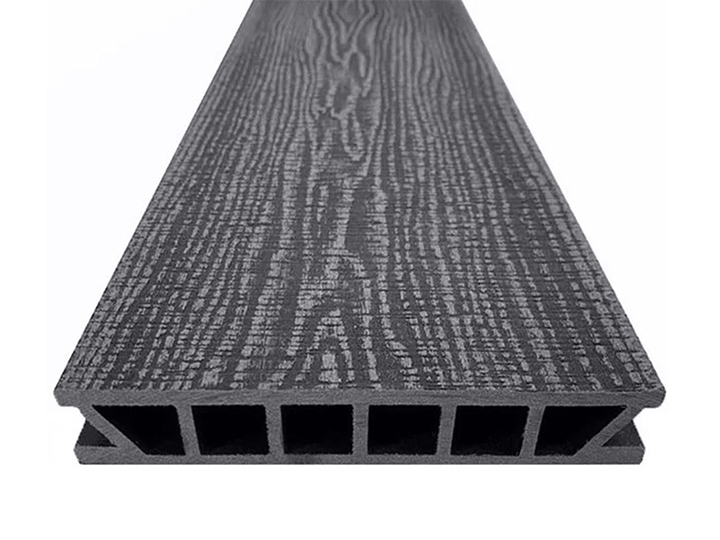 Террасная доска Deckron Woodlike (антрацит) 6м Террасная доска Deckron Woodlike (антрацит) 6м