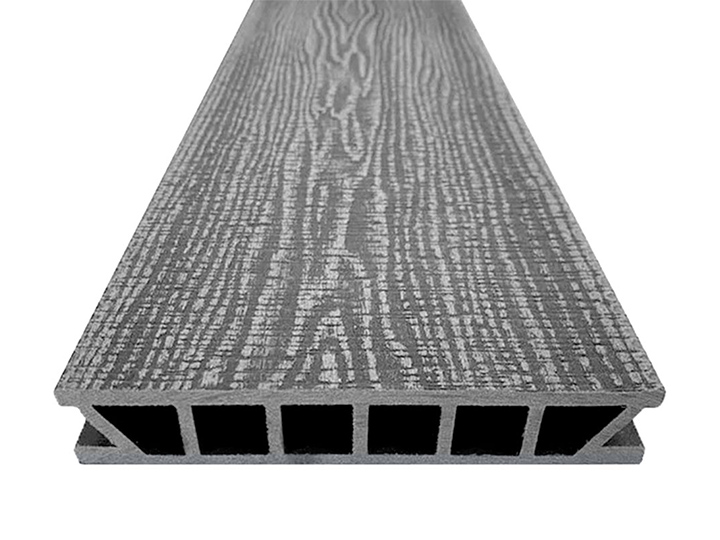 Террасная доска Deckron Woodlike (серый) 6м Террасная доска Deckron Woodlike (серый) 6м