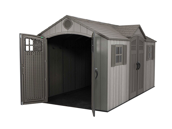 Сарай пластиковый WoodLook 15x8 ft DD Сарай пластиковый WoodLook 15x8 ft DD